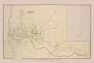 Akron, New York 1880 - Old Town Map Reprint - Erie Co. Atlas 72-73