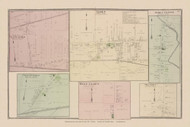 Alden, Alden Center, Lancester, Crittenden West Alden & Mill Grove, New York 1880 - Old Town Map Reprint - Erie Co. Atlas 89-89