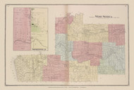 West Seneca Swormsville, New York 1880 - Old Town Map Reprint - Erie Co. Atlas 94-95