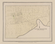 Lower Ebenezer, New York 1880 - Old Town Map Reprint - Erie Co. Atlas 97