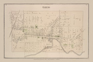 Hamburg Village, New York 1880 - Old Town Map Reprint - Erie Co. Atlas 110-11