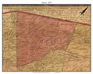 Garvin, South Carolina 1877 Old Town Map Custom Print - Anderson Co.