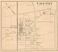 Cave City Village, Kentucky 1877 -  Barren