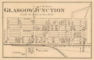 Glasgow Junction Village, Kentucky 1877 -  Barren