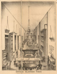 Glasgow Times Office, , Kentucky 1877 - Barren