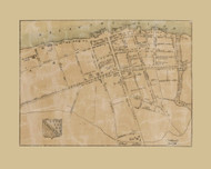 Burlington Village - Burlington Co, New Jersey 1859 Old Town Map Custom Print - Burlington Co.