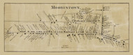 Moorestown - Chester, New Jersey 1859 Old Town Map Custom Print - Burlington Co.
