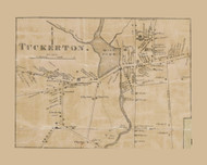 Tuckerton  - Egg Harbor, New Jersey 1859 Old Town Map Custom Print - Burlington Co.