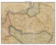 Mansfield, New Jersey 1859 Old Town Map Custom Print - Burlington Co.