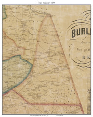 New Hanover, New Jersey 1859 Old Town Map Custom Print - Burlington Co.