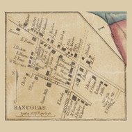 Rancoras - Westhampton, New Jersey 1859 Old Town Map Custom Print - Burlington Co.