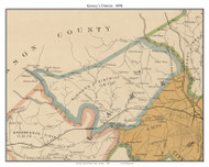 Kinney's, Georgia 1893 Old Town Map Custom Print - Clarke Co.