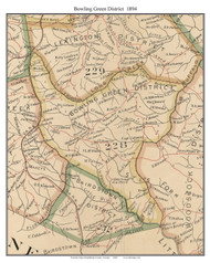 Bowling Green, Georgia 1894 Old Town Map Custom Print - Oglethorpe Co.