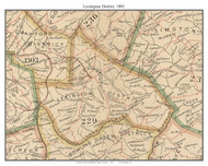 Lexington, Georgia 1894 Old Town Map Custom Print - Oglethorpe Co.