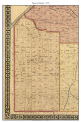 Stone's, Georgia 1872 Old Town Map Custom Print - Fulton Co.