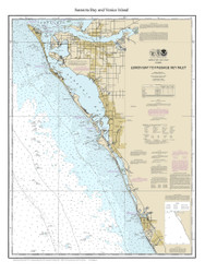 Sarasota Bay & Venice Island 2014 - Florida 80,000 Scale Custom Chart
