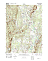 Tariffville, Connecticut 2012 () USGS Old Topo Map Reprint 7x7 MA Quad