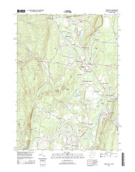 Tariffville, Connecticut 2015 () USGS Old Topo Map Reprint 7x7 MA Quad