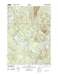 Ashburnham, Massachusetts 2012 () USGS Old Topo Map Reprint 7x7 MA Quad