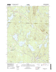 Ashburnham, Massachusetts 2015 () USGS Old Topo Map Reprint 7x7 MA Quad