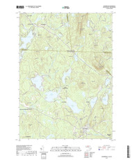 Ashburnham, Massachusetts 2018 () USGS Old Topo Map Reprint 7x7 MA Quad