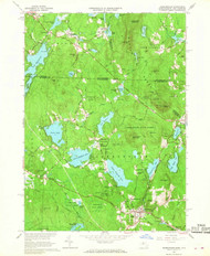 Ashburnham, Massachusetts 1965 (1968) USGS Old Topo Map Reprint 7x7 MA Quad 349946