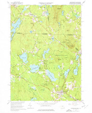Ashburnham, Massachusetts 1965 (1976) USGS Old Topo Map Reprint 7x7 MA Quad 349947