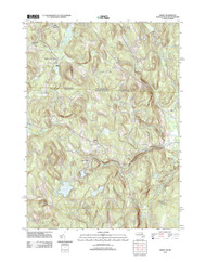 Ashby, Massachusetts 2012 () USGS Old Topo Map Reprint 7x7 MA Quad