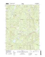 Ashby, Massachusetts 2015 () USGS Old Topo Map Reprint 7x7 MA Quad
