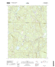 Ashby, Massachusetts 2018 () USGS Old Topo Map Reprint 7x7 MA Quad