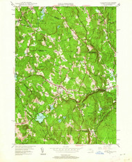 Ashby, Massachusetts 1950 (1962) USGS Old Topo Map Reprint 7x7 MA Quad 349949