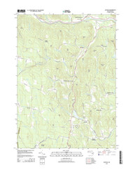 Ashfield, Massachusetts 2015 () USGS Old Topo Map Reprint 7x7 MA Quad