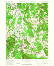 Ashley Falls, Massachusetts 1958 (1965) USGS Old Topo Map Reprint 7x7 MA Quad 349960