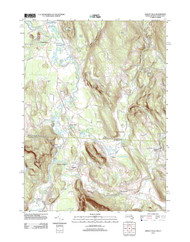 Ashley Falls, Massachusetts 2012 () USGS Old Topo Map Reprint 7x7 MA Quad