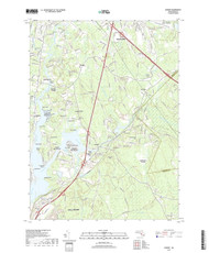 Assonet, Massachusetts 2018 () USGS Old Topo Map Reprint 7x7 MA Quad