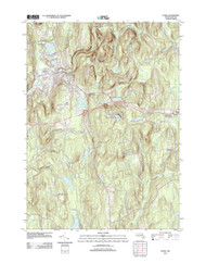 Athol, Massachusetts 2012 () USGS Old Topo Map Reprint 7x7 MA Quad