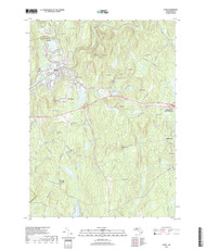 Athol, Massachusetts 2018 () USGS Old Topo Map Reprint 7x7 MA Quad