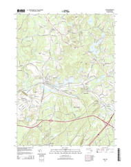 Ayer, Massachusetts 2015 () USGS Old Topo Map Reprint 7x7 MA Quad