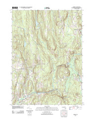 Barre, Massachusetts 2012 () USGS Old Topo Map Reprint 7x7 MA Quad