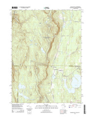 Bash Bish Falls, Massachusetts 2015 () USGS Old Topo Map Reprint 7x7 MA Quad