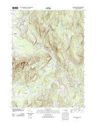 Belchertown, Massachusetts 2012 () USGS Old Topo Map Reprint 7x7 MA Quad