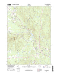 Belchertown, Massachusetts 2015 () USGS Old Topo Map Reprint 7x7 MA Quad
