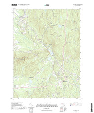 Belchertown, Massachusetts 2018 () USGS Old Topo Map Reprint 7x7 MA Quad