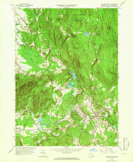 Belchertown, Massachusetts 1964 (1966) USGS Old Topo Map Reprint 7x7 MA Quad 350001