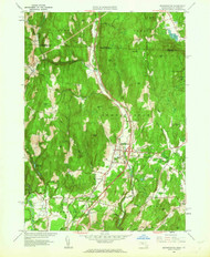 Bernardston, Massachusetts 1961 (1963) USGS Old Topo Map Reprint 7x7 MA Quad 350008