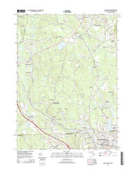 Blackstone, Massachusetts 2015 () USGS Old Topo Map Reprint 7x7 MA Quad