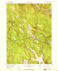 Blandford, Massachusetts 1955 (1959) USGS Old Topo Map Reprint 7x7 MA Quad 350019