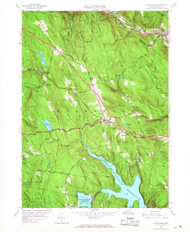 Blandford, Massachusetts 1955 (1968) USGS Old Topo Map Reprint 7x7 MA Quad 350020