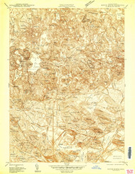 Boston North, Massachusetts 1943 () USGS Old Topo Map Reprint 7x7 MA Quad 350028
