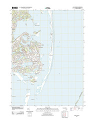 Chatham, Massachusetts 2012 () USGS Old Topo Map Reprint 7x7 MA Quad